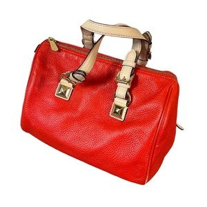 Michael Kors Grayson Leather Satchel Bag